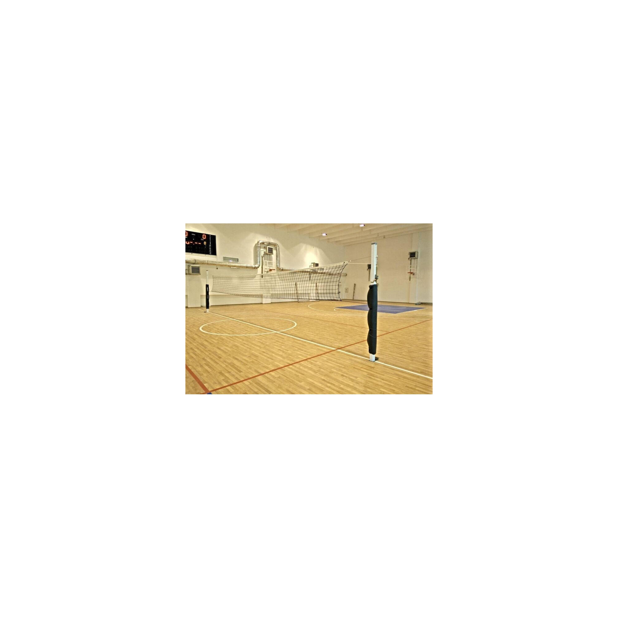 Stalpi volei Anastasia Sport profil aluminiu 80x80 mm cu inaltime reglabila