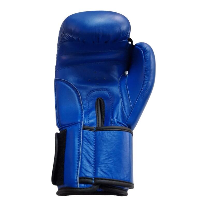 Manusi box lupta Anastasia, piele naturala, albastre, 14 OZ