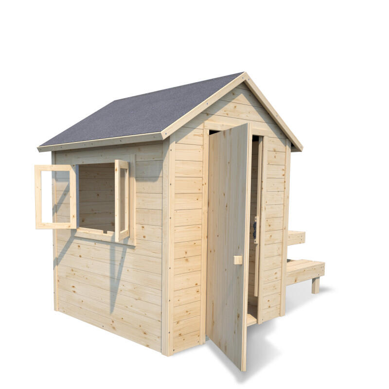Cabane en bois avec table pique-nique TIANA 1/5