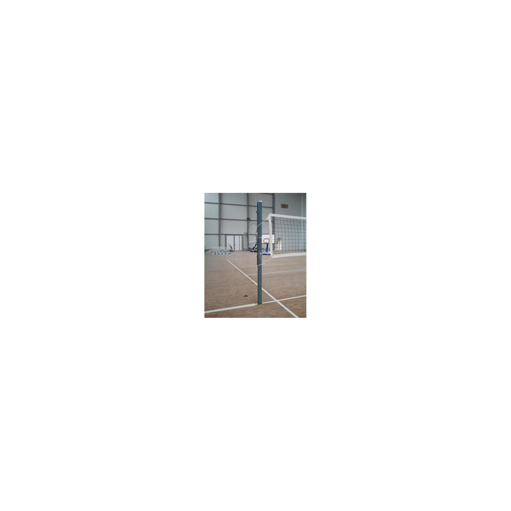 Stalpi volei Anastasia Sport profil aluminiu 80x80 mm cu inaltime reglabila