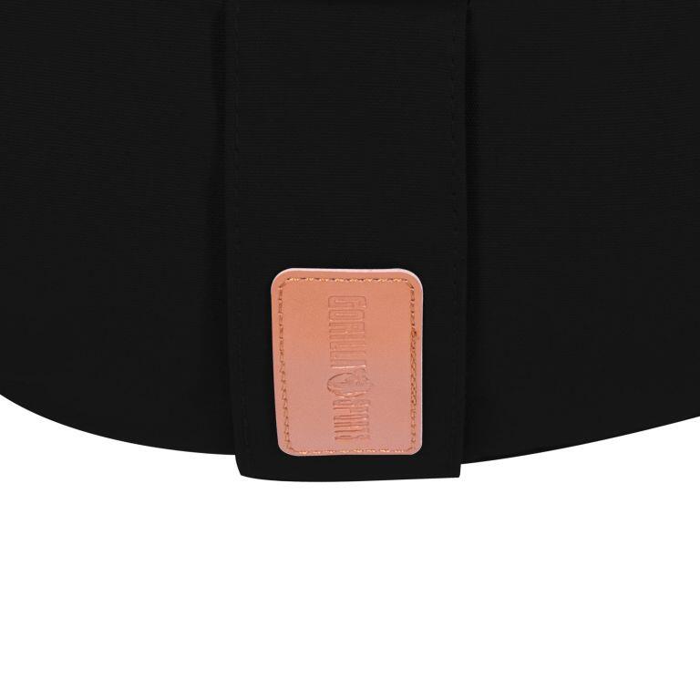 Cuscino yoga mezzaluna GORILLA SPORTS 19×45 cm cotone, nero 3/7