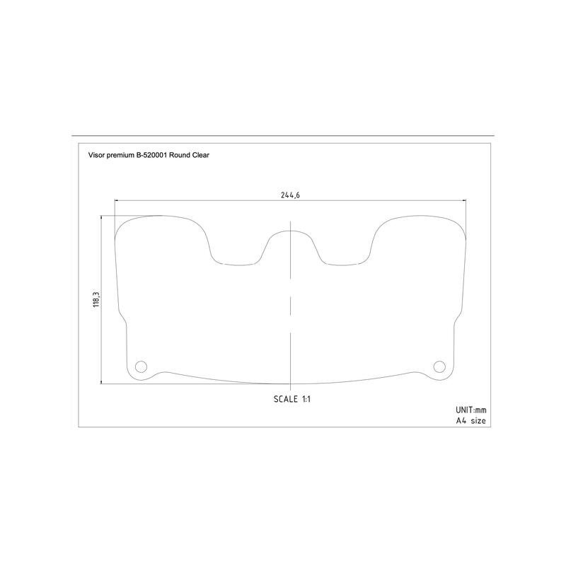 Vizor Premium B-520001 Rotund Transparent