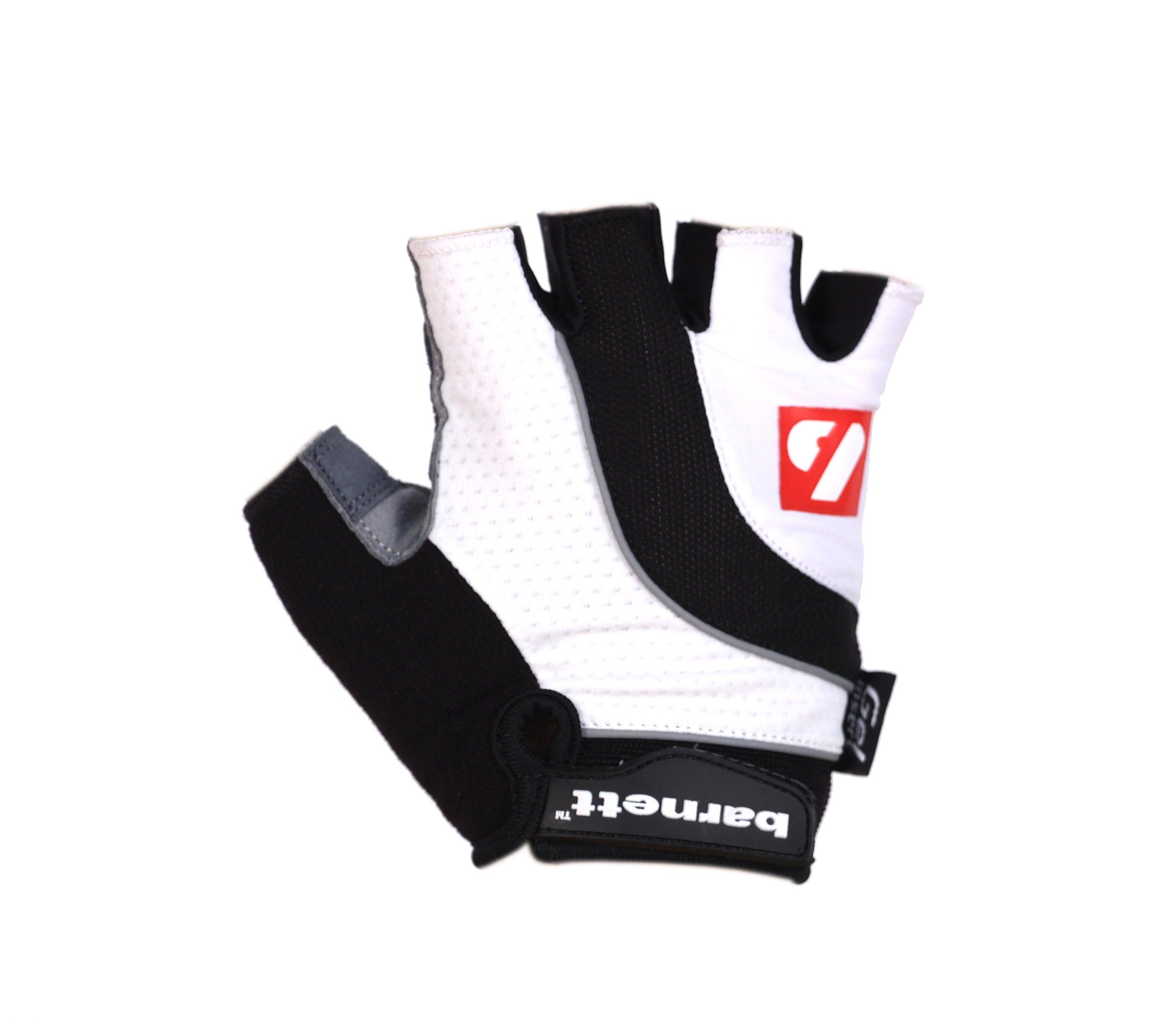 BG-04 Weiße kurze Wettkampf-Radhandschuhe 5/7