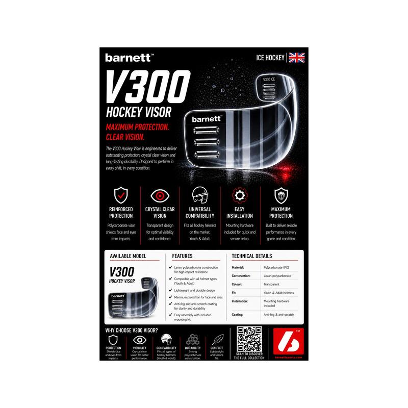  Vizor pentru hochei V300