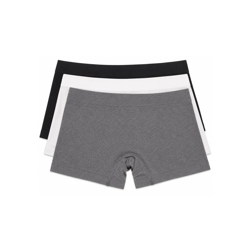 US-002 Shorty – Set de 3 piese, Negru, Gri, Bej (S)