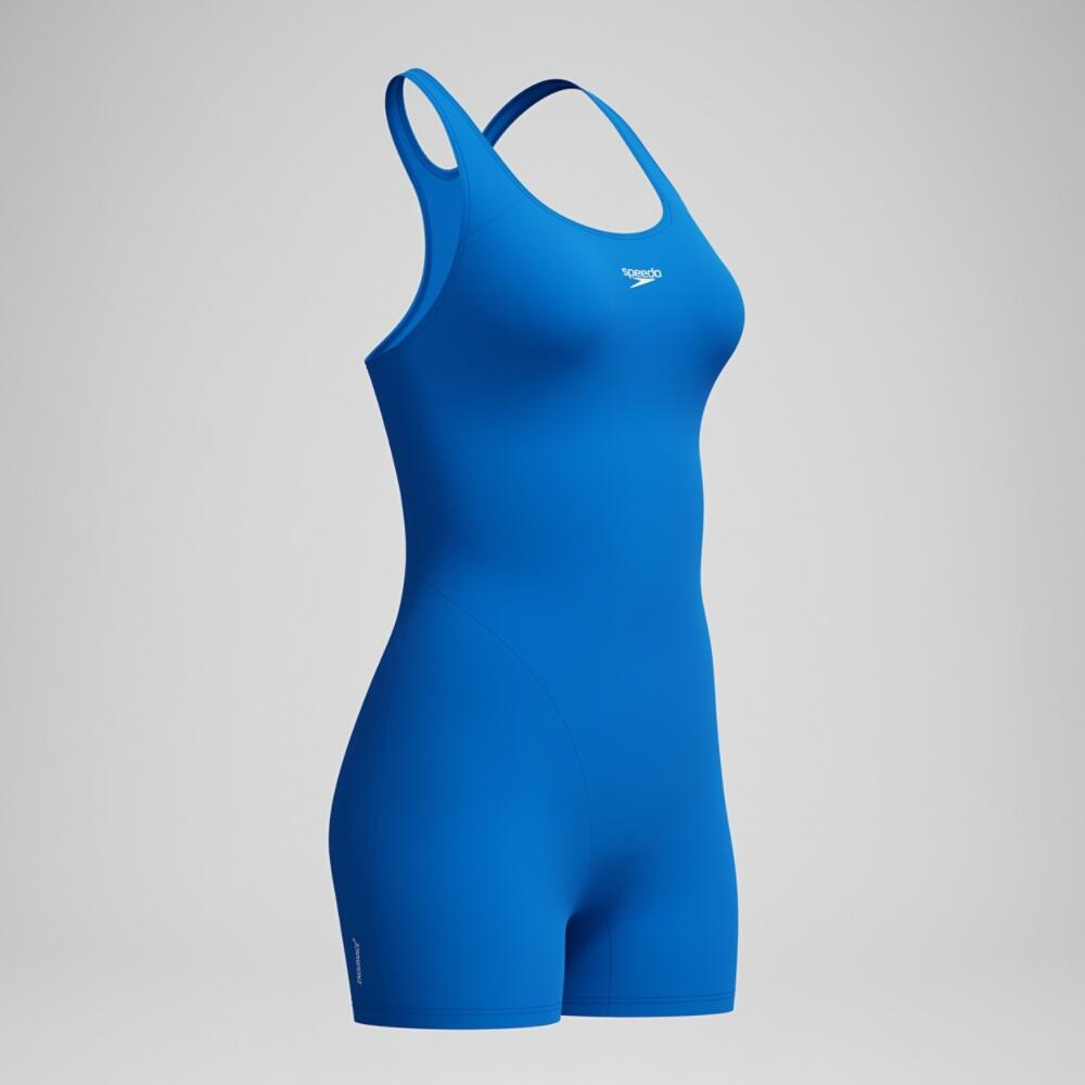 Maillot De Bain Shorty Uni Femme (Bleu) 7/7