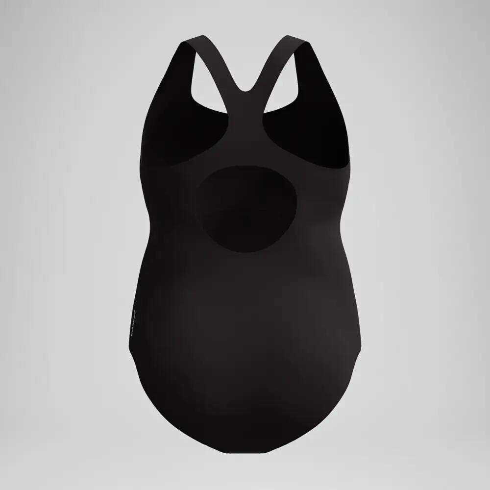 Womens/Ladies Medalist Endurance+ One Piece Swimsuit (Black) 5/6
