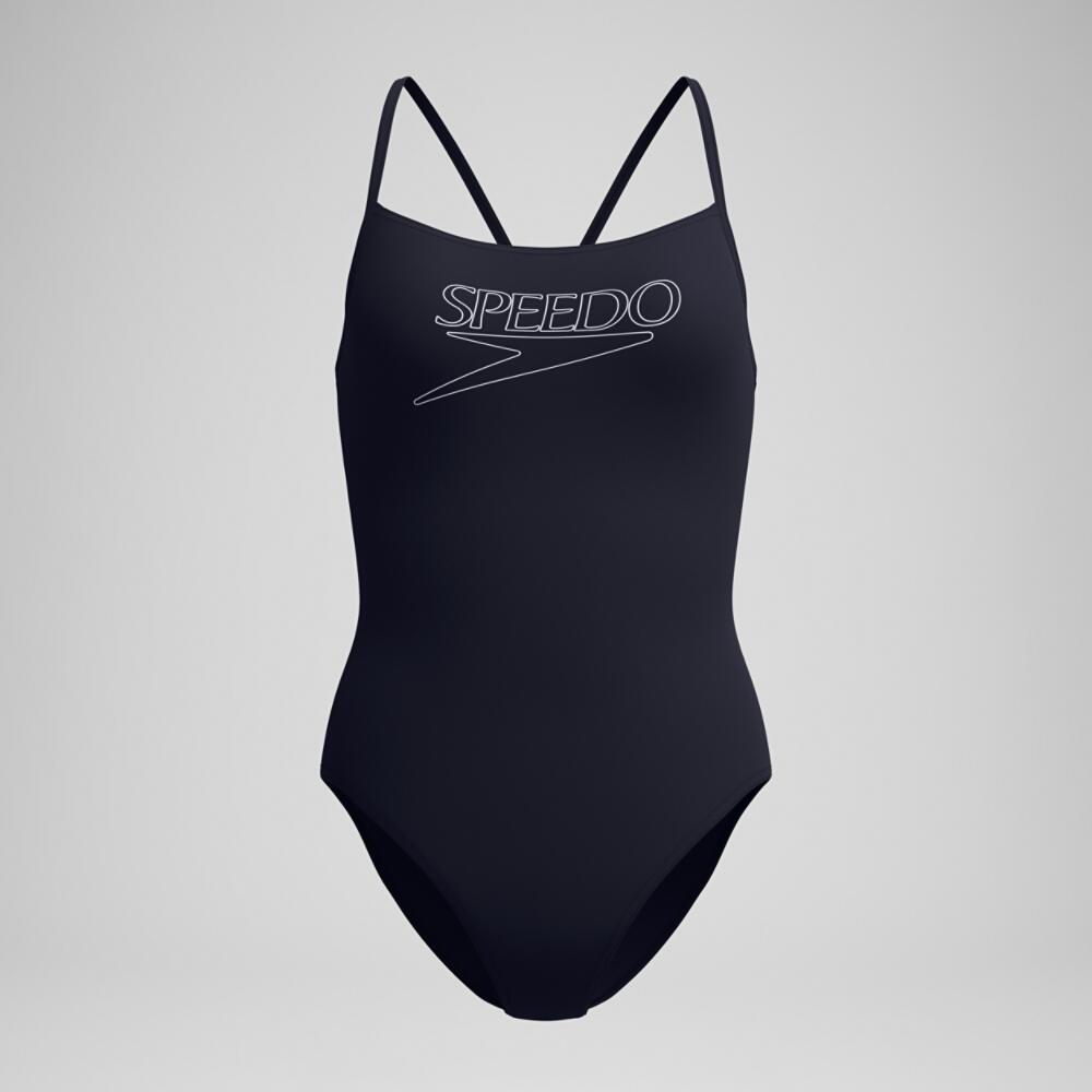 Maillot bain femme Speedo End+ Logo Thin Strap 6/7