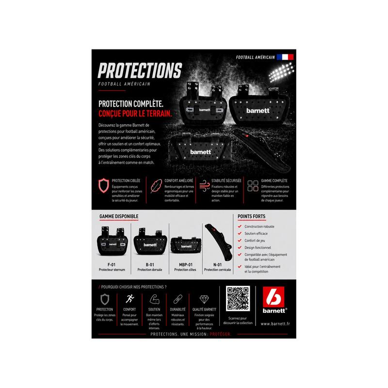 MBP-01 L pro lycra protectie coasta lumina, negru