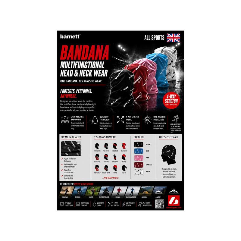  Bandana Pink Bandana calda, usoara si respirabila