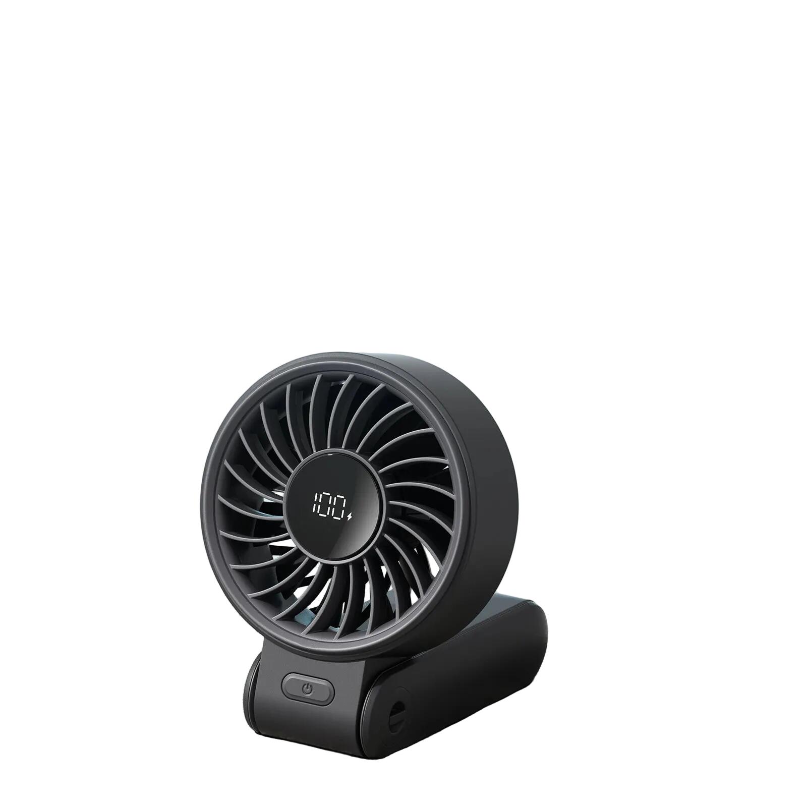 Portable Handheld Fan with LED Display