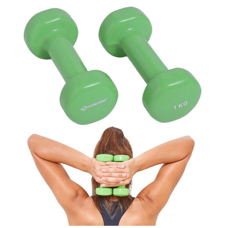 Gantere din vinil SK Fitness 2 x 1 kg