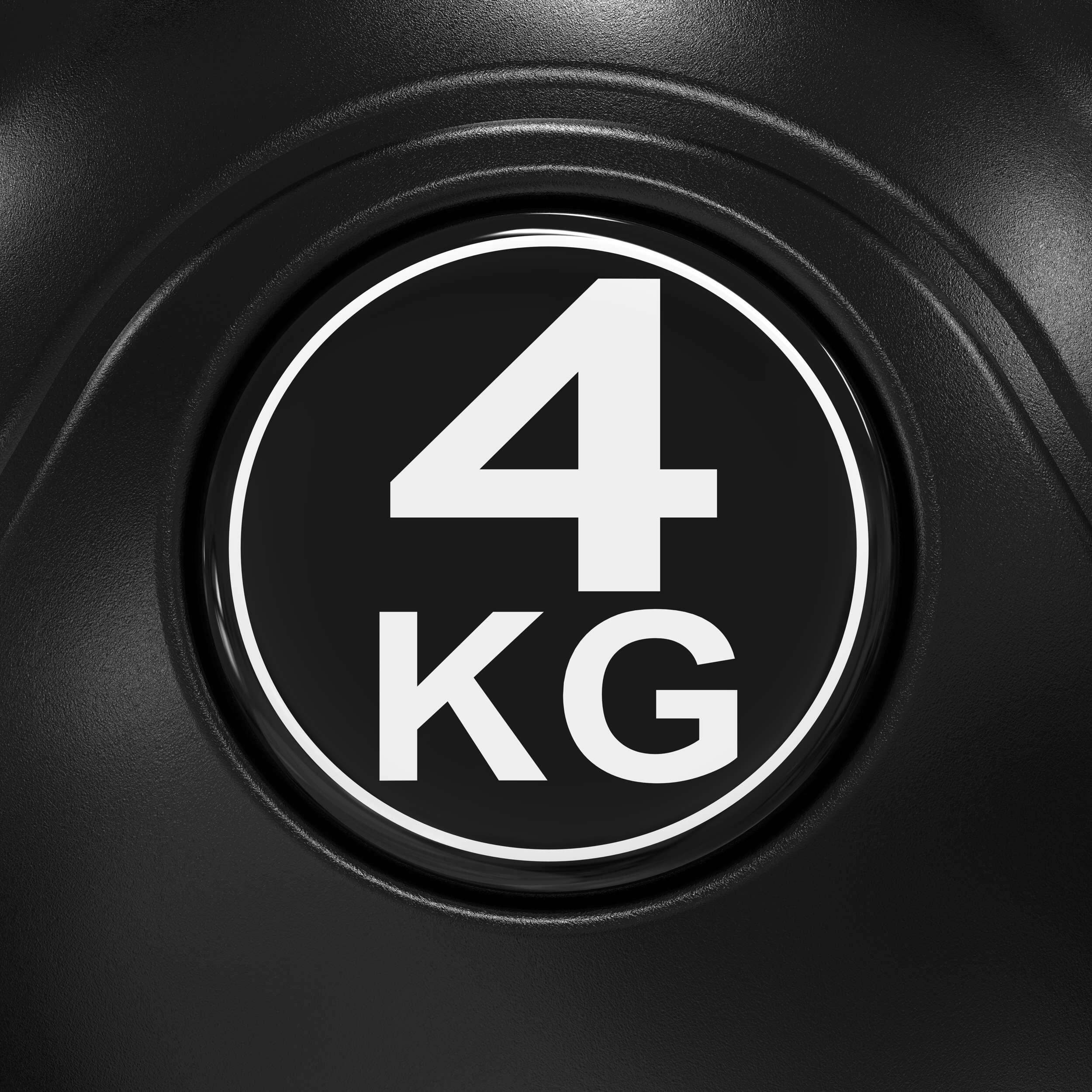Kugelhantel - Kettlebell - PVC mit Sand gefüllt 6/7