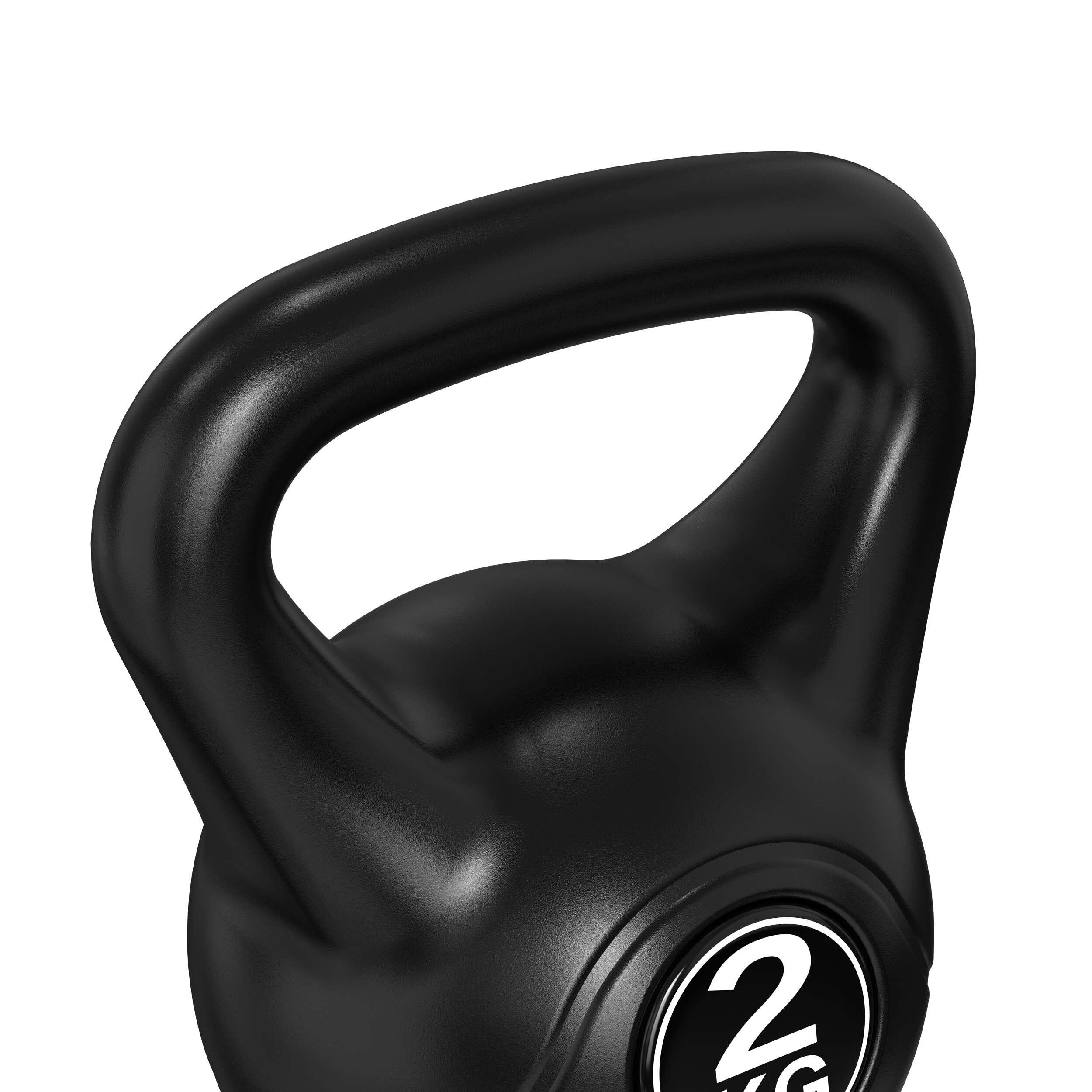 Kugelhantel - Kettlebell - PVC mit Sand gefüllt 5/7