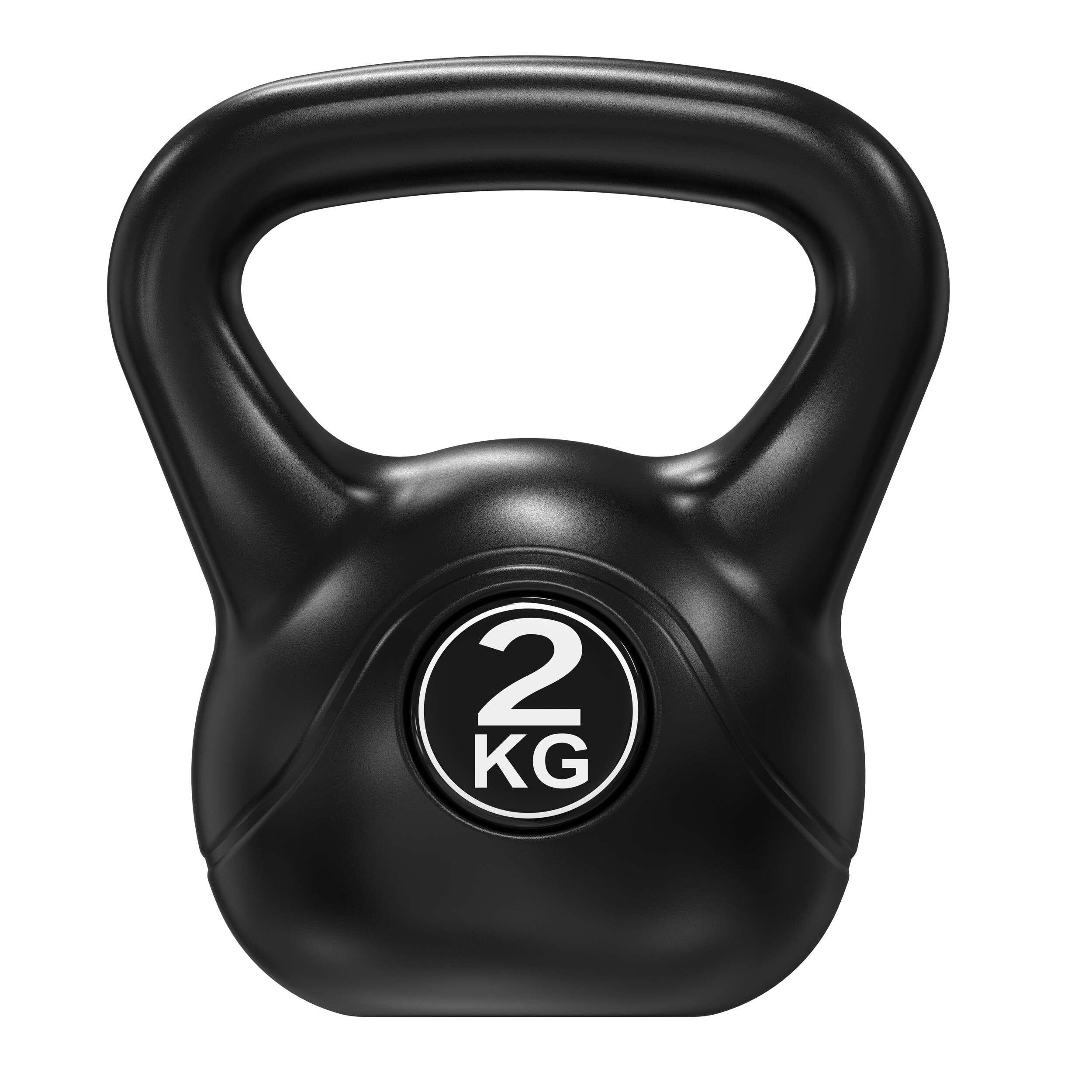 Kugelhantel - Kettlebell - PVC mit Sand gefüllt 2/7