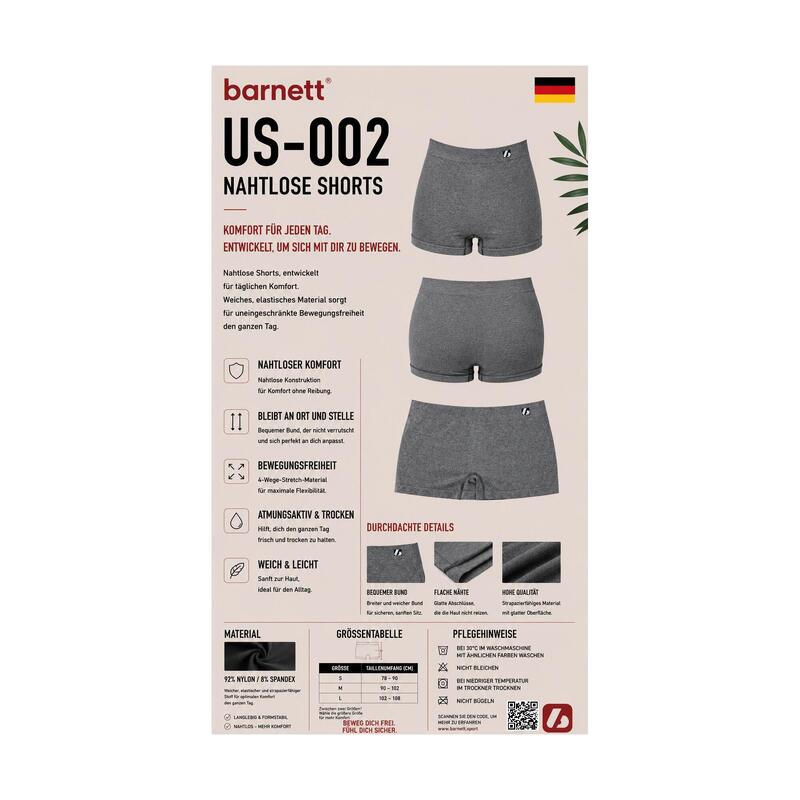 US-002 Shorty – Set de 3 piese, Gri