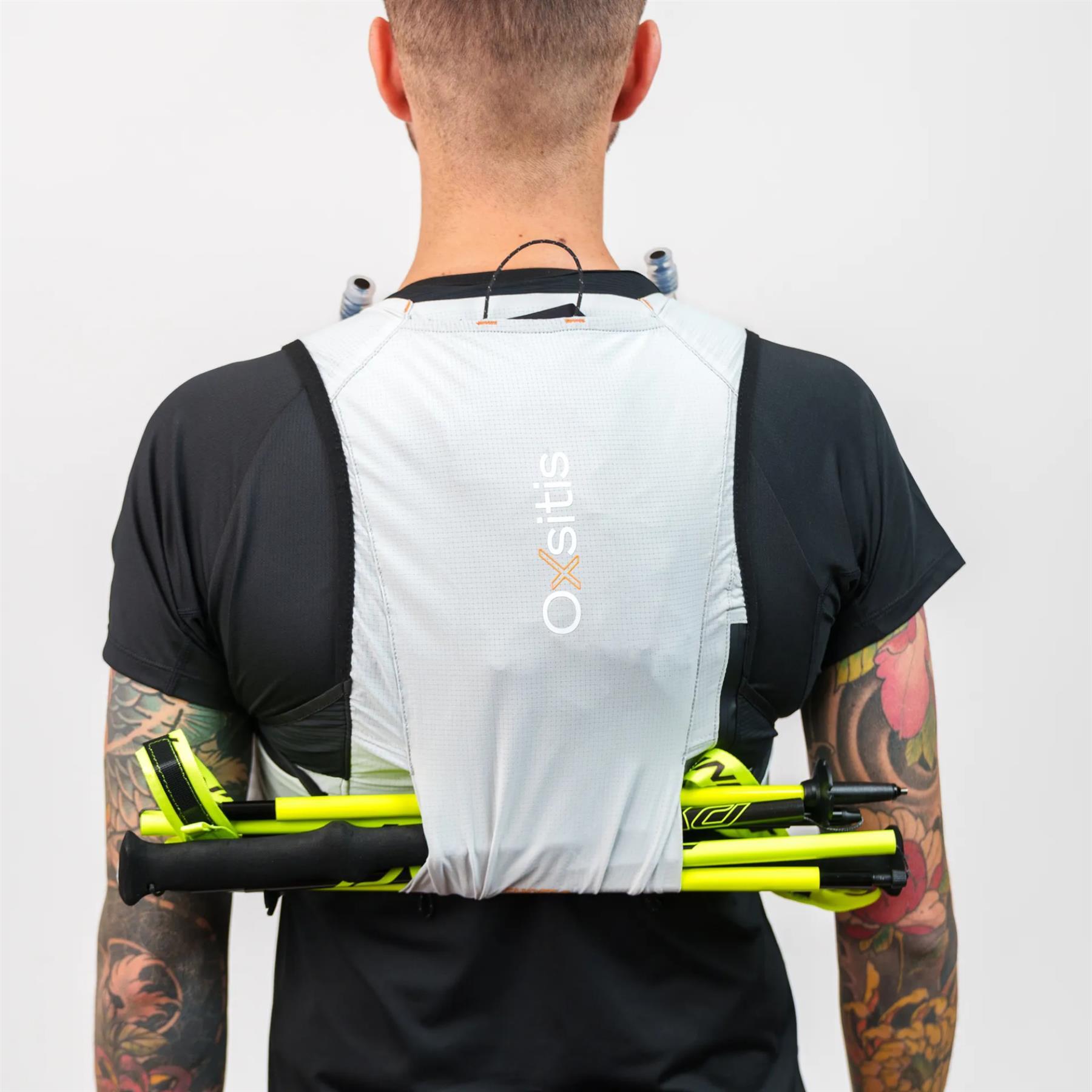 Bolsa de hidratación Oxsitis Ghost 8 Gris Naranja 6/7