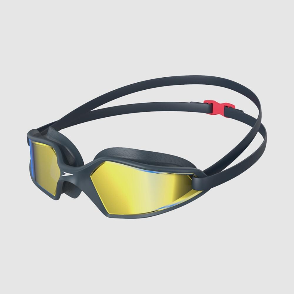 Lunettes de Natation Speedo Hydropulse Mirror Noir Bleu 3/5