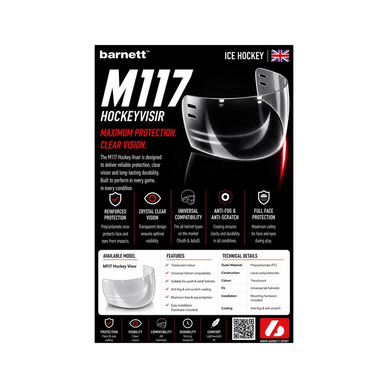 Vizor pentru hochei M117
