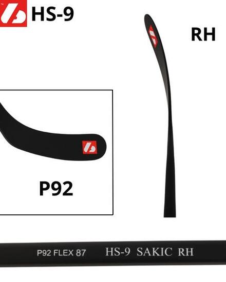 HS-9 87 flex LH REG ice hockey stick carbon hm (pour les gauchers)