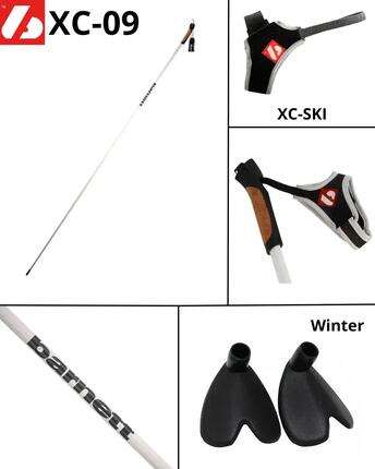 XC-09 Noir Bâtons 100% carbone
