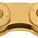 KMC X Flat Waxed Flattop Chain 12/13S Ti-N Gold
