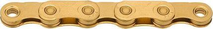 KMC X Flat gewaxte platte ketting 12/13S goud