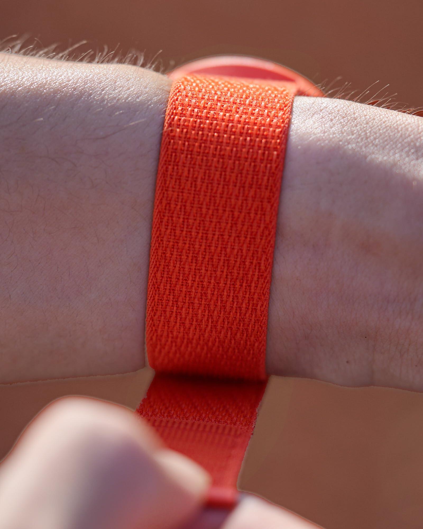 Bracelet de Montre Suunto Athletic 7 Loop Textile 22mm S/M + M/L Orange Coral 6/6