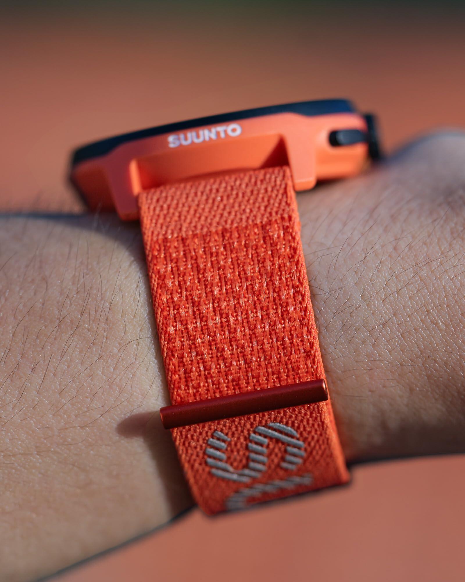 Bracelet de Montre Suunto Athletic 7 Loop Textile 22mm S/M + M/L Orange Coral 5/6