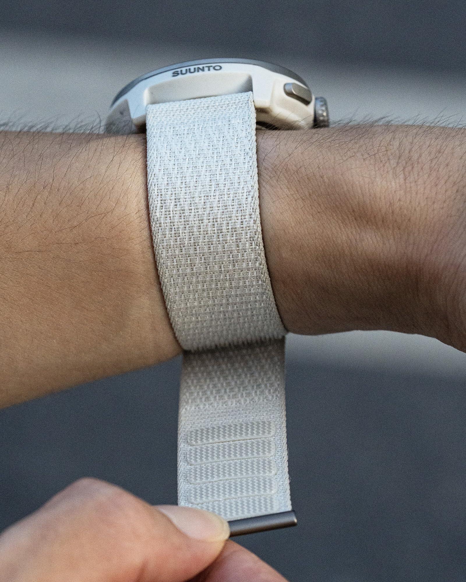 Bracelet de Montre Suunto Athletic 7 Loop Textile 22mm S/M + M/L Gris Frost 5/6