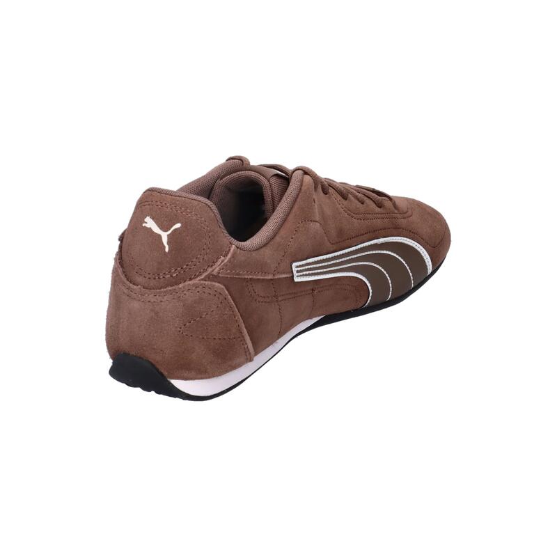 1579 sneaker maro din piele întoarsă - profil jos.