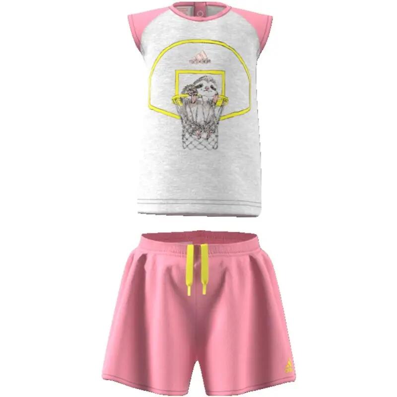 adidas DV1257 babyset - 2 delen (T-shirt en broek) 2/5