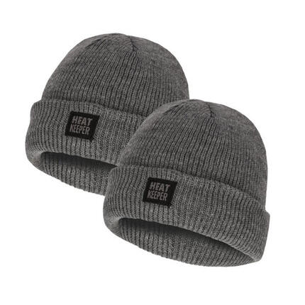 Heatkeeper - Thermo Muts Kinderen - Zwart - 2-Stuks