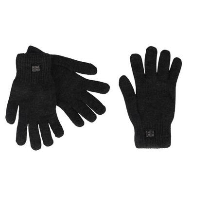 Heatkeeper – Gestrickte Thermohandschuhe – Herren – Schwarz – 2 Paar