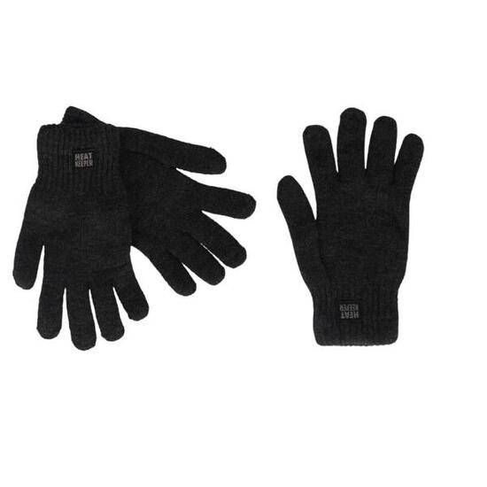 Heatkeeper – Gestrickte Thermohandschuhe – Herren – Schwarz – 2 Paar
