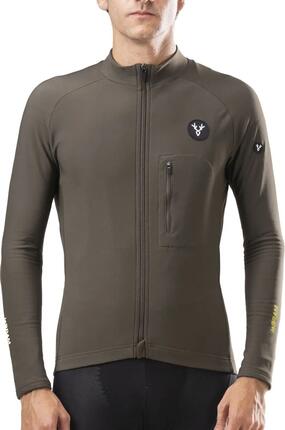 LeBram Training Thermische Trui Lange Mouw Khaki Groen