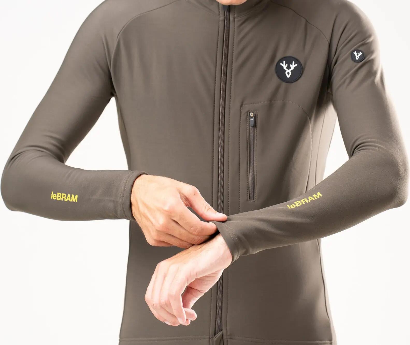 Maillot térmico de manga larga LeBram Training Caqui Verde 5/7