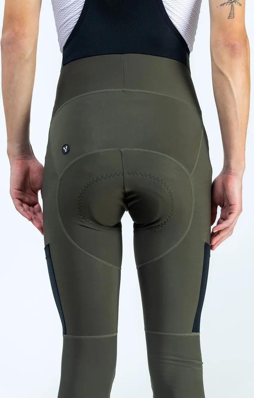LeBram Off-Road Cargo Lange Radhose Khaki Grün 3/5