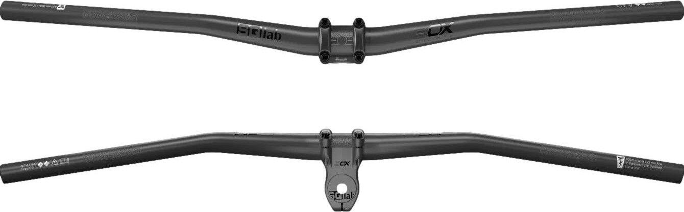 SQLab 3OX Carbon 9° - 25mm stuur Medium Zwart 3/3