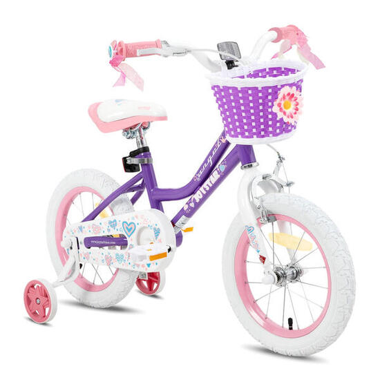 Fille vélo vélo enfant 16" roulettes+panier,4-7a