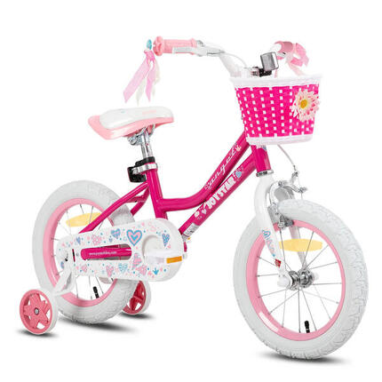 Fille vélo vélo enfant 16" roulettes+panier,4-7a