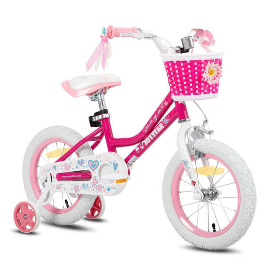 Fille vélo vélo enfant 14" roulettes+panier,3-5a