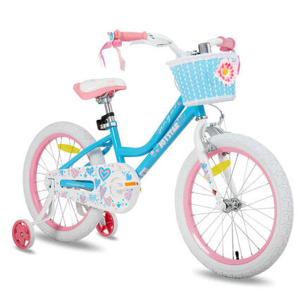 Fille vélo vélo enfant 16" roulettes+panier,4-7a