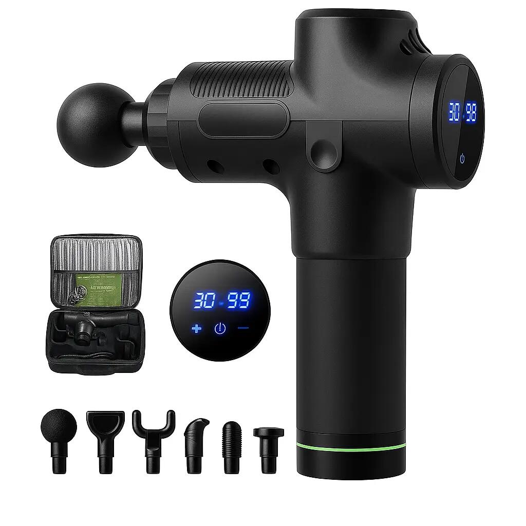 Massage Gun for Fitness : Portable High Frequency -Black