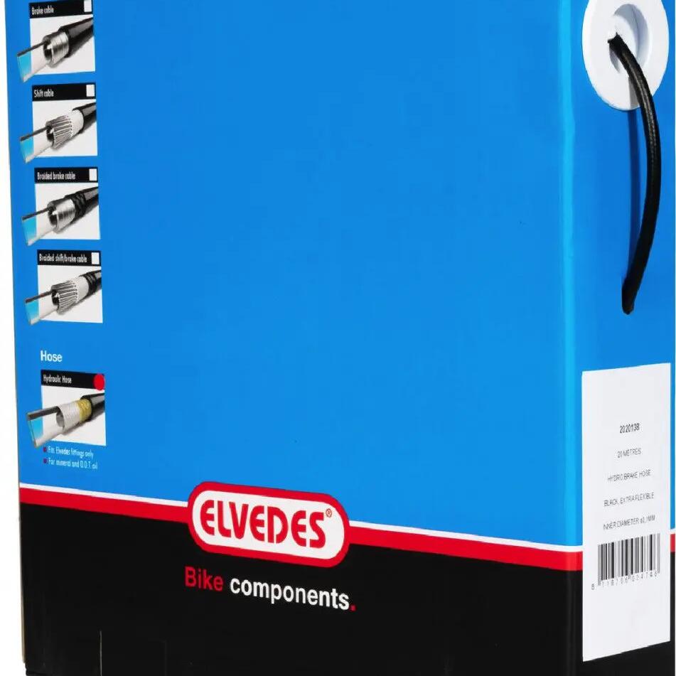 Elvedes Brake Line 20m - Replacement for Shimano SM-BH90 - Black