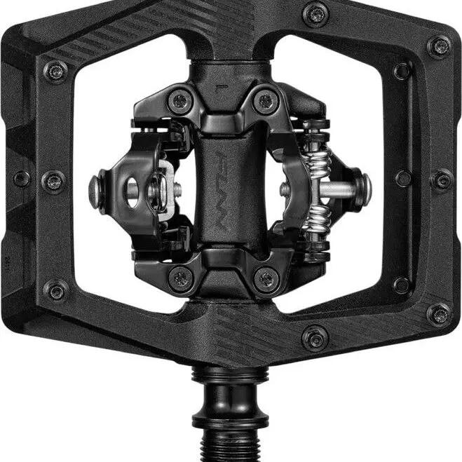 Pair of Funn Ripper2 Double Side Automatic Pedals with Cages Black