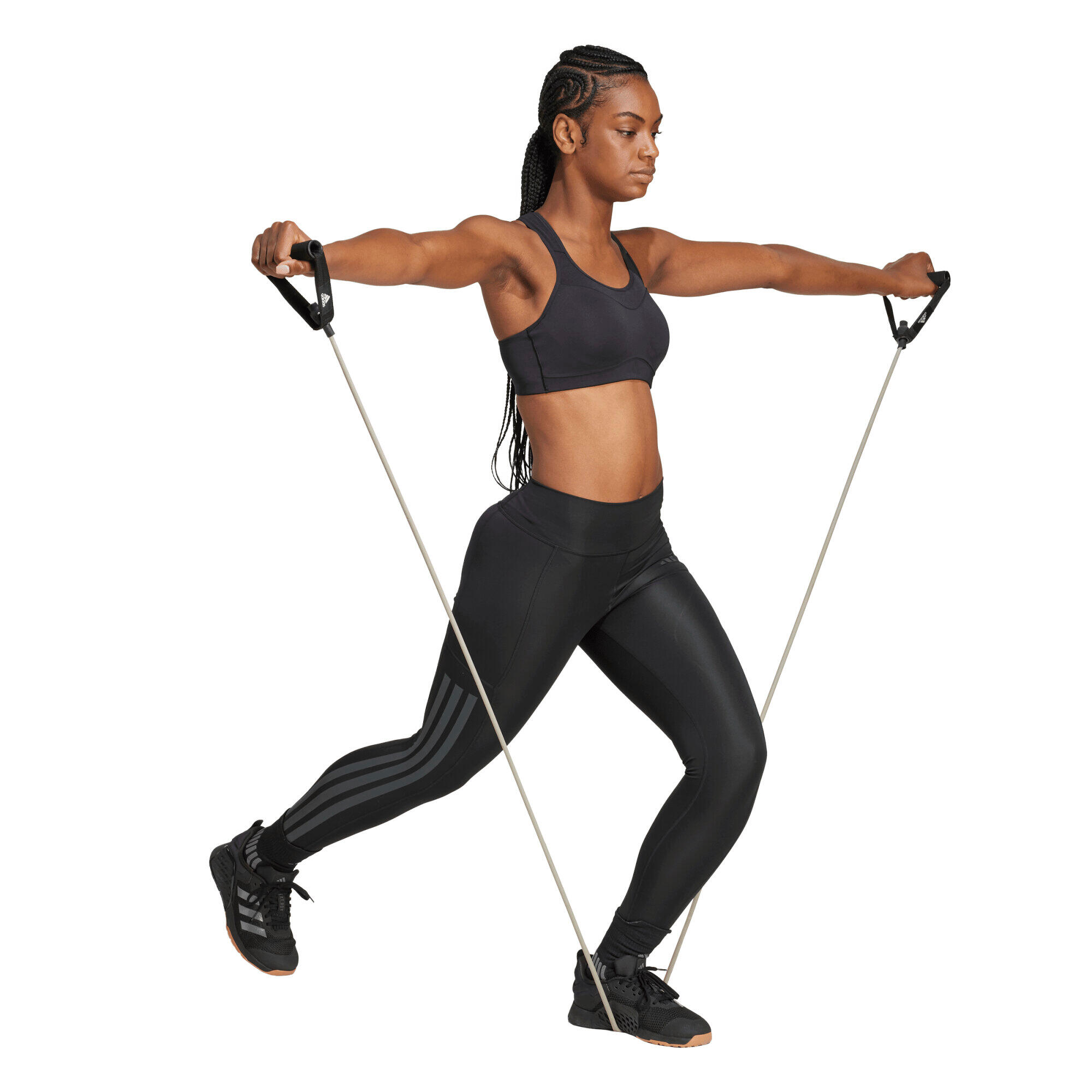 Optimé 3-Stripes Full-Length Legging 10/12