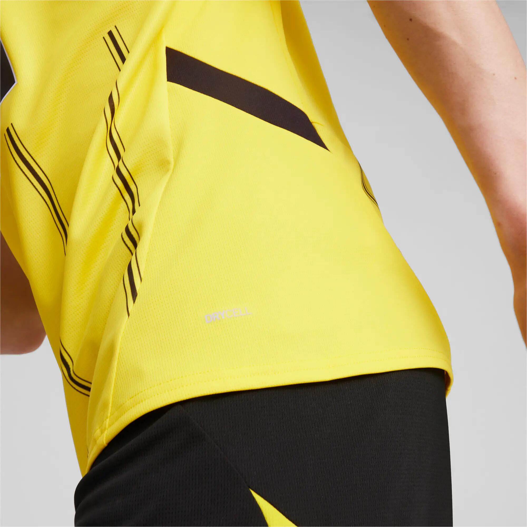 Borussia Dortmund 24/25 thuisshirt voor heren PUMA Faster Yellow Black 10/10