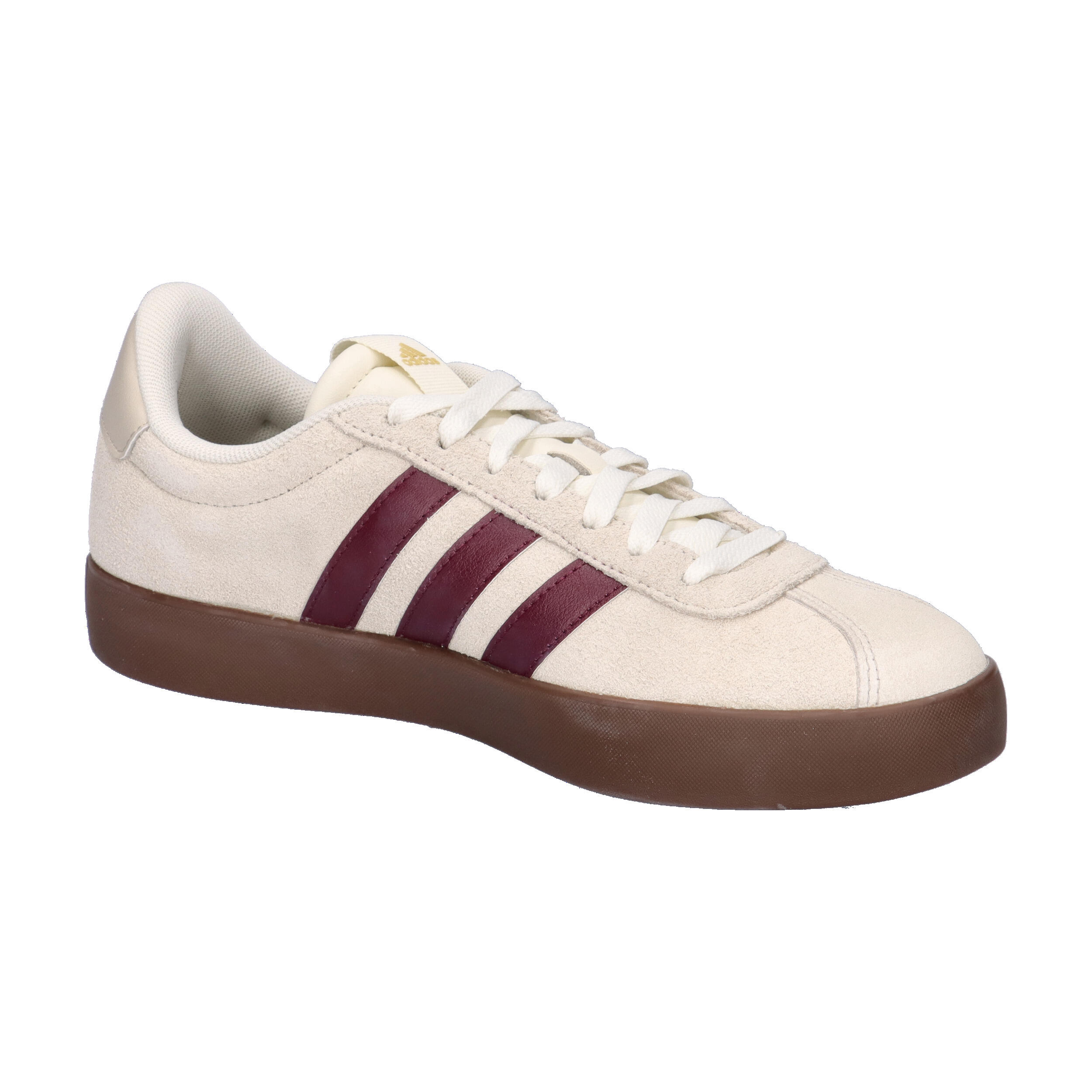 Adidas VL COURT 3.0 Damen Sneaker Schuhe KJ5140 Off White/Maroon/Gum 8/15