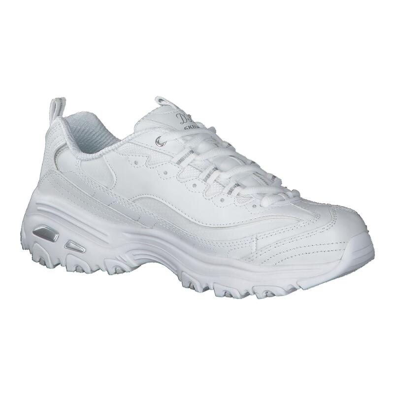 Pantofi sport femei Skechers DLites Fresh Start, Alb